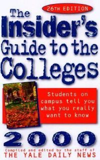   to the Colleges 2000 by Yale Daily News Staff 1999, Paperback