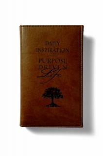 Daily Inspiration for the Purpose Driven Life Deluxe Tan by Rick 
