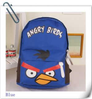 New fashion cute school bags canvas backpack Angry Birds Schoolbag 