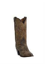 Dan Post DP3247 Womens El Paso Tan Leather Western Boots Size 7.5 D