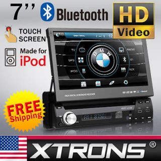   Digital Touch Screen iPod Input Bluetooth in Dash Car DVD Player