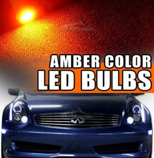   Yellow T5 Wedge 1x 5050 SMD LED Dashboard Light Dash Board Lamp Bulbs