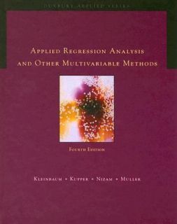   Nizam, David G. Kleinbaum and Keith E. Muller 2007, Hardcover