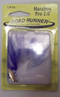New~Blakemore Road Runner Marabou 2.0~ 1/8 oz.~Blue Back Herring 