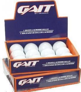 dozen white Debeer lacrosse CLA game balls case of 24