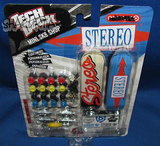 TECH DECK STEREO Mini sk8 Shop Finger Boards Target Exclusive 96mm 
