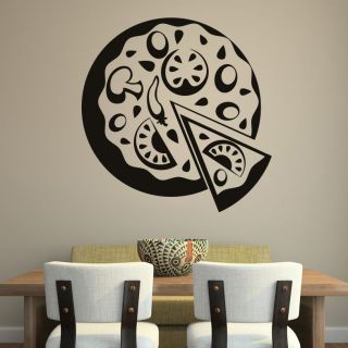 Pizza Decor Food Cafe Wall Art Decal Wall Stickers Transfers