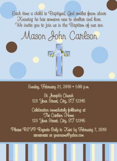 baptism invitations in Specialty Services