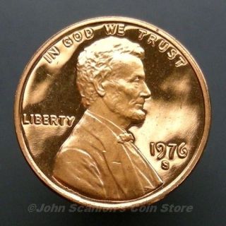 1976 S Lincoln Memorial Cent   Gem Proof Cameo