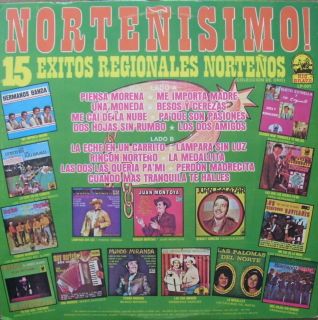   LATIN NORTENISIMO 15 EXITOS REGIONALES NORTENOS 1982 RIO BRAVO LP 001