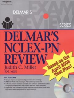 Delmars NCLEX PN Review by Judith C. Miller 2002, Paperback