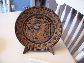 Denby Ware L. E. Egyptian Collection Plate No. II The Queens 