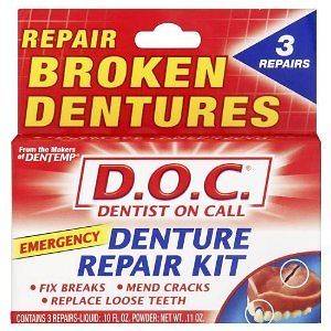 Dentemp Denture Repair Emergency Denture Repair Kit DOC