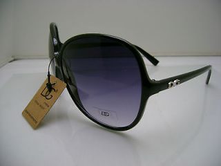 DG Vintage Retro Big Lens Womens Fashion Sunglasses Bla​ck
