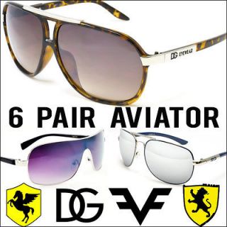   Aviator Sunglasses DG Khan Mens Womens Mirror Turbo Hot 6P4 DG+oth av