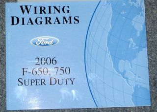 2006 Ford F 650 F 750 Super Duty Truck Wiring Diagram Manual