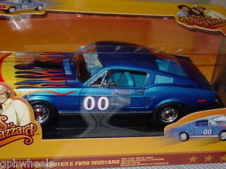 ERTL DUKES OF HAZZARD FORD 1968 68 MUSTANG COOTERS 00  Blue MIB 118