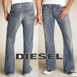 DIESEL JEANS ZAF Regular Boot Cut Wash 008BC 36X34 Made In Italy New 