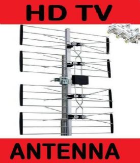   OUTDOOR HD TV DIGITAL ANTENNA 4 BAY HD4400 OTA OVER THE AIR HDTV ANT