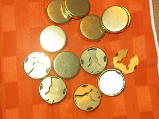 BUTTON COVERS METAL BUTTONS SUPPLIES FOR JEWELRY MAKING FINDINGS LOT