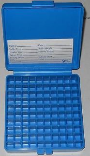 DILLON PLASTIC AMMO BOXES (5) 100rd 9mm .30Luger .​380 W/LABELS FOR 