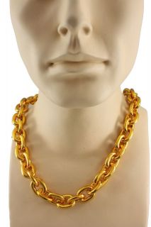 Disco Gold Chain Necklace 70s Costume Accessory Mr. T