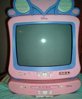 DISNEY Princess Television T.V. and DVD Player 3 remotes Local Pick 