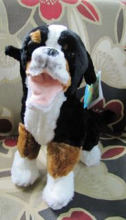 NWT BERNESE MOUNTAIN DOG Plush Stuffed Animal Puppet Toy New!!!