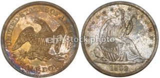 1862, Seated Liberty Half Dollar