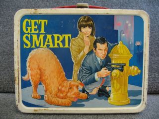 Vintage 1966 GET SMART Metal Lunchbox TV Show King Seeley Don Adams