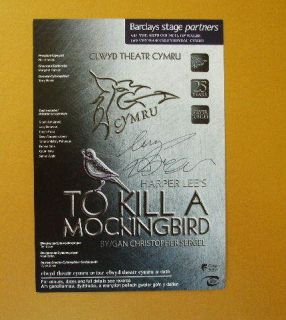 THEATRE FLYER SIGNED BY LUCY DONOVAN [ TO KILL A MOCKINGBIRD ]