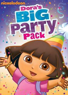 Dora the Explorer Doras Big Party Pack DVD, 2011, 3 Disc Set