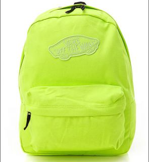 Brand New VANS Backpack Book Bag Fluorescent Green(272454YW​)