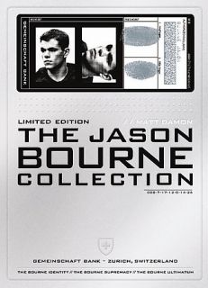 The Jason Bourne Collection DVD, 2007, 4 Disc Set, Limited Edition 