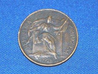 PORTUGAL OLD 1926 50 CENTAVOS COIN   SCARCE