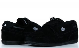   Boat Shoes Mens Suede Sneakers Dreyfus CIW Black White NEW AUTHENTIC