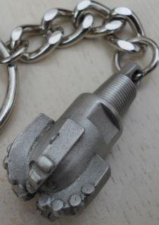 PDC Oil Drill Rig Bit keychain Jewelry Pendant oilfield trash 