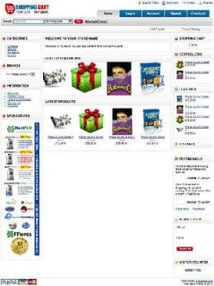 Ecommerce php script website Shopping Cart w/MRR