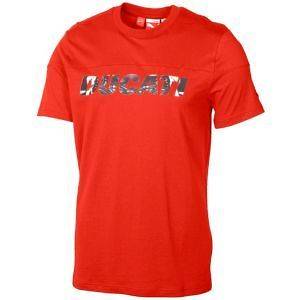 SALE Ducati Motorcycle Racing Puma Logo Red T shirt Size L