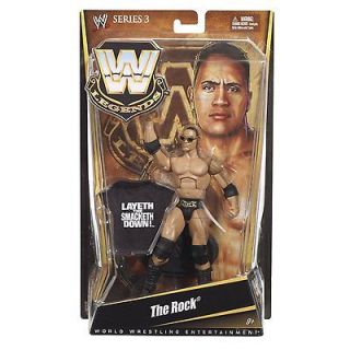 THE ROCK   WWE WWF Legends Series 3   New Unopened   6 inch figure