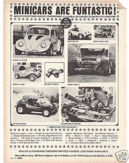 1972 Motion Dune Buggy Ad Meyers Manx Towd Mini T