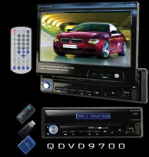   AUDIO QDVD9700 7 TFT Screen Display CD/DVD Receiver/ Player qdvd