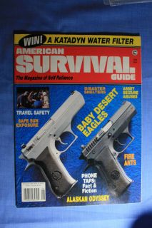  Survival Guide August 1994 Baby Desert Eagle Care for your SKS