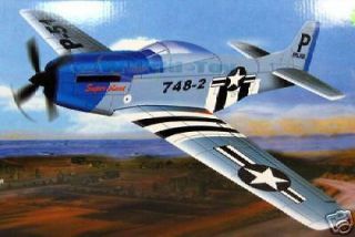 Remote Control 4CH RTF Military P51D Mustang Plane Warbird Airplane RC