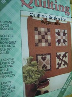 Plaids Quilting Basics For Beginners Book  18 Projects  Most Shown