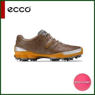 ECCO Biom Mens Golf Shoes Hydromax Street Brown / Fanta EU 46 US 12 
