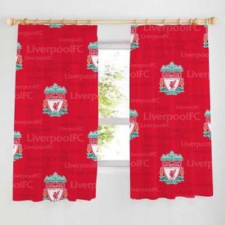 Liverpool Echo Fc Football Official 66 X 54 Inch Drop Curtain Pair 