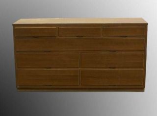 5ft Vintage Drexel Edward Wormley Solid Wood Dresser