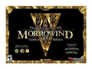 The Elder Scrolls III Morrowind Game of the Year Edition PC, 2002 