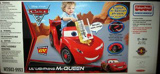   Disney Cars Lil Lightning McQueen Kids Battery Powered Ride On Car